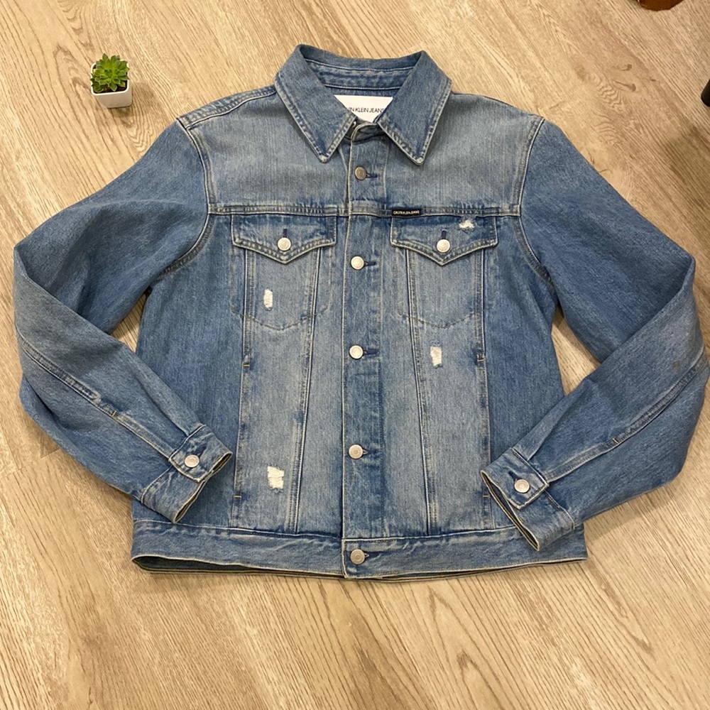 Men’s Calvin Klein Denim Jacket (Large)